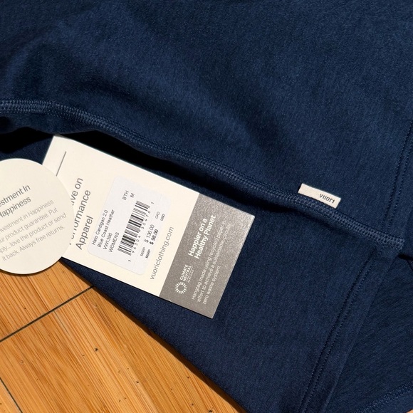 Vuori Women's Blue Cowl Neck Sweater - Picture 7 of 14